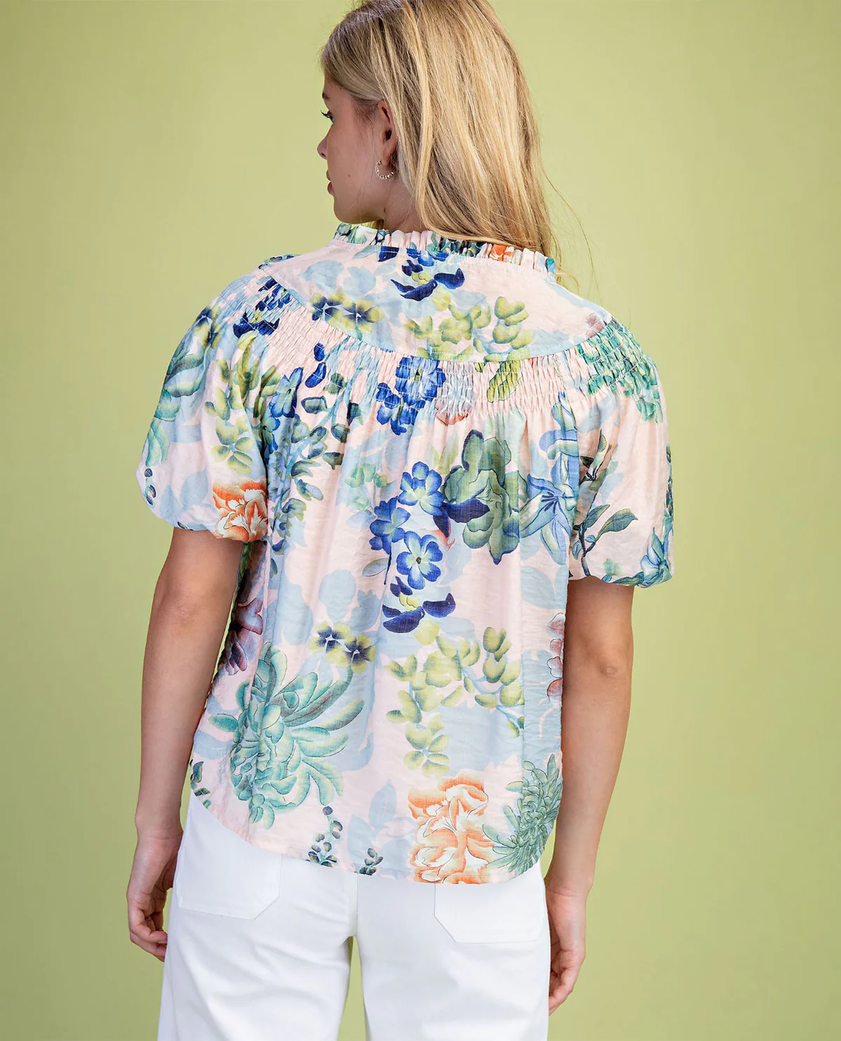 Gigio Print Button Down Top - Image 3