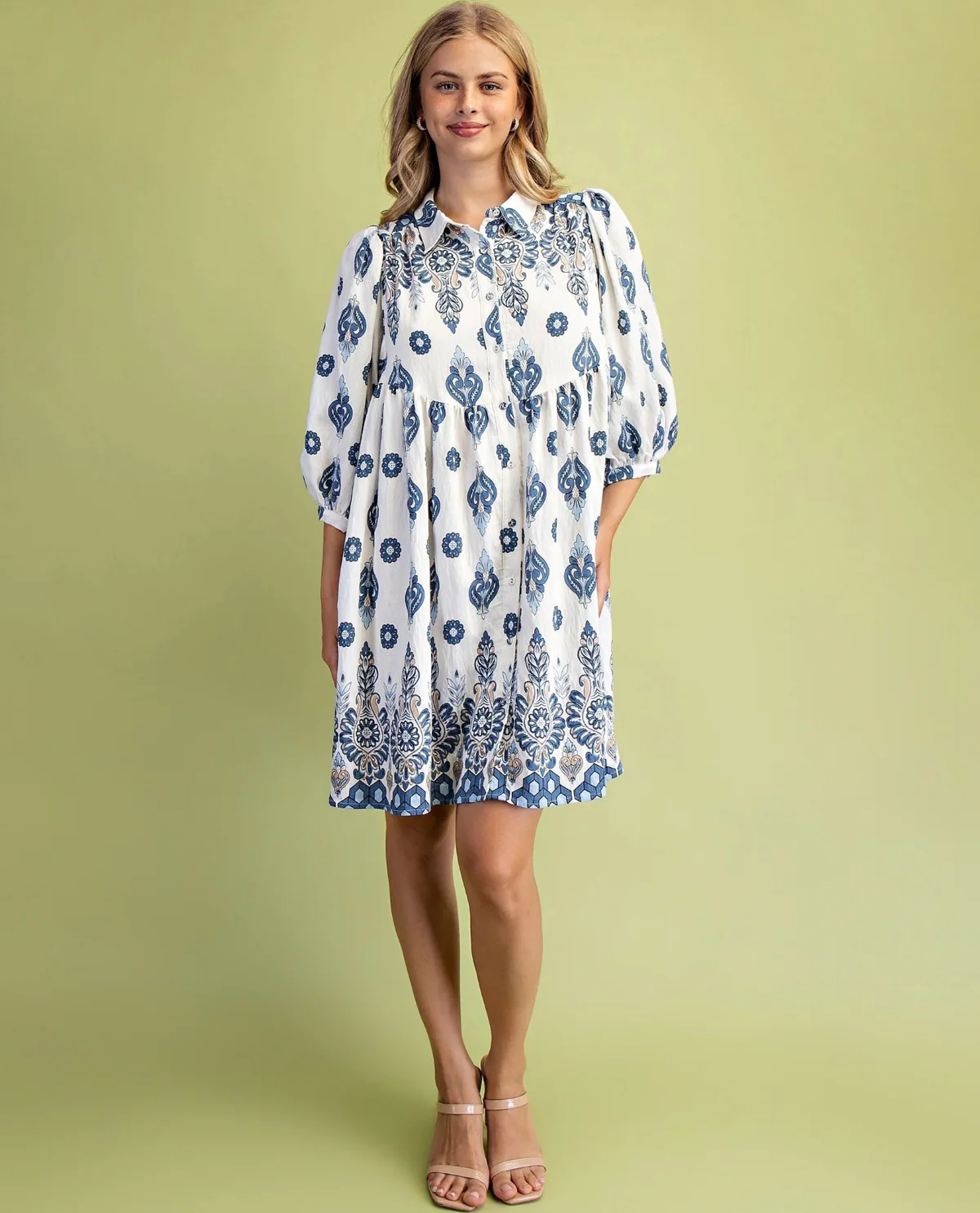Gigio Print Shirt Dress - Image 3