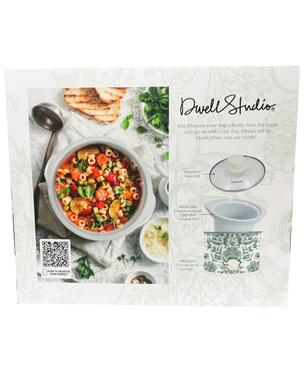 Green Printed Slow Cooker - Image 3