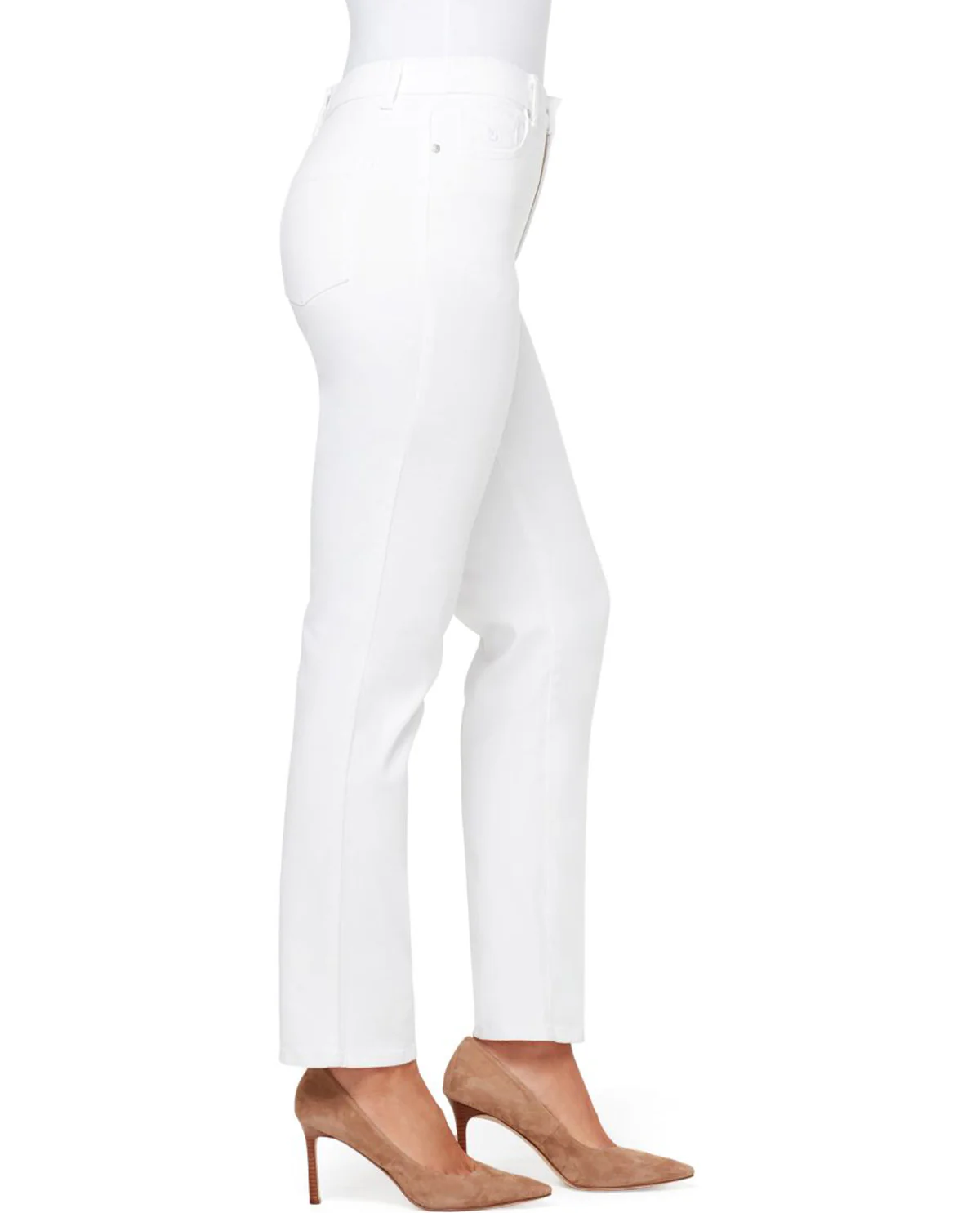 Gloria Vanderbilt Petite New Amanda Short Jean White - Image 2