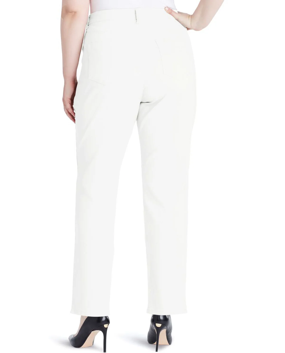 Gloria Vanderbilt Plus Amanda Short Jean White - Image 3