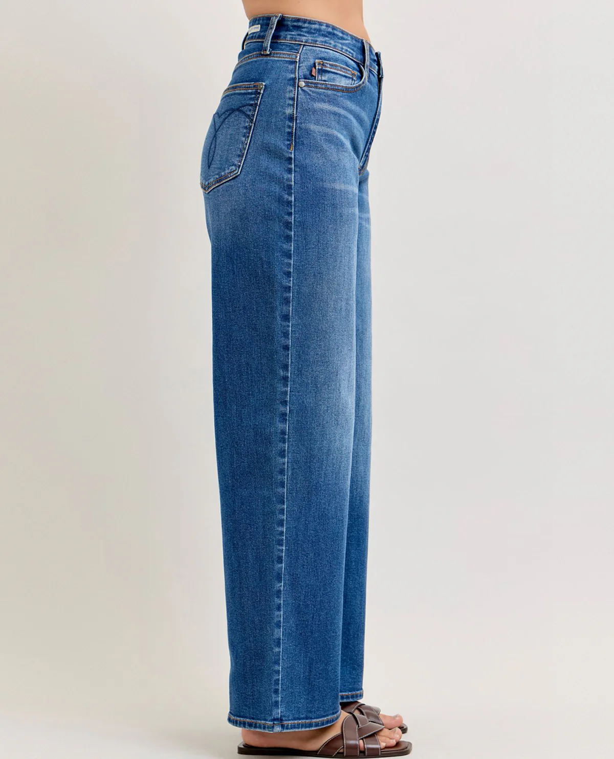 Judy Blue High Waist Baggy Fit Jeans - Image 2