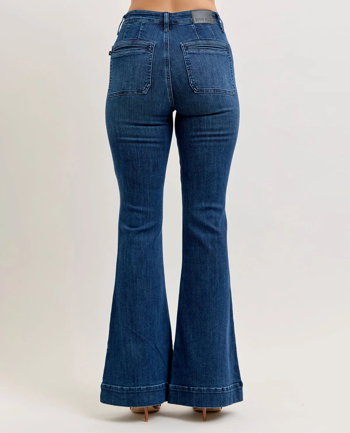Judy Blue High Waist Bootcut Jeans Dark Wash - Image 5
