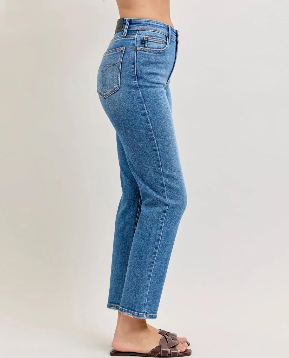 Judy Blue High Waist Slim Ankle Straight Jeans - Image 2