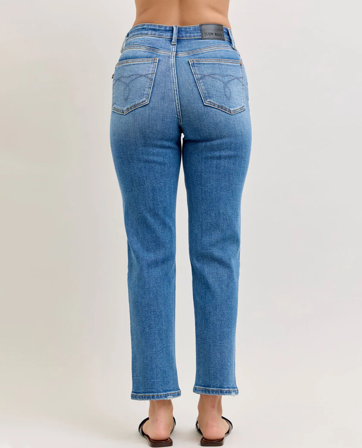 Judy Blue High Waist Slim Ankle Straight Jeans - Image 3