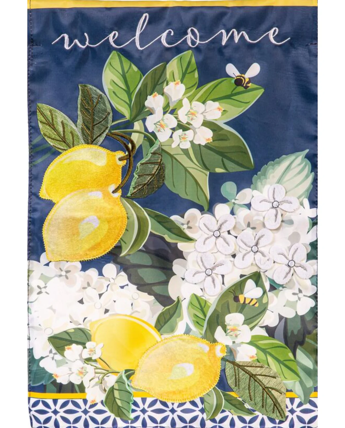 Hydrangea And Citrus Garden Flag