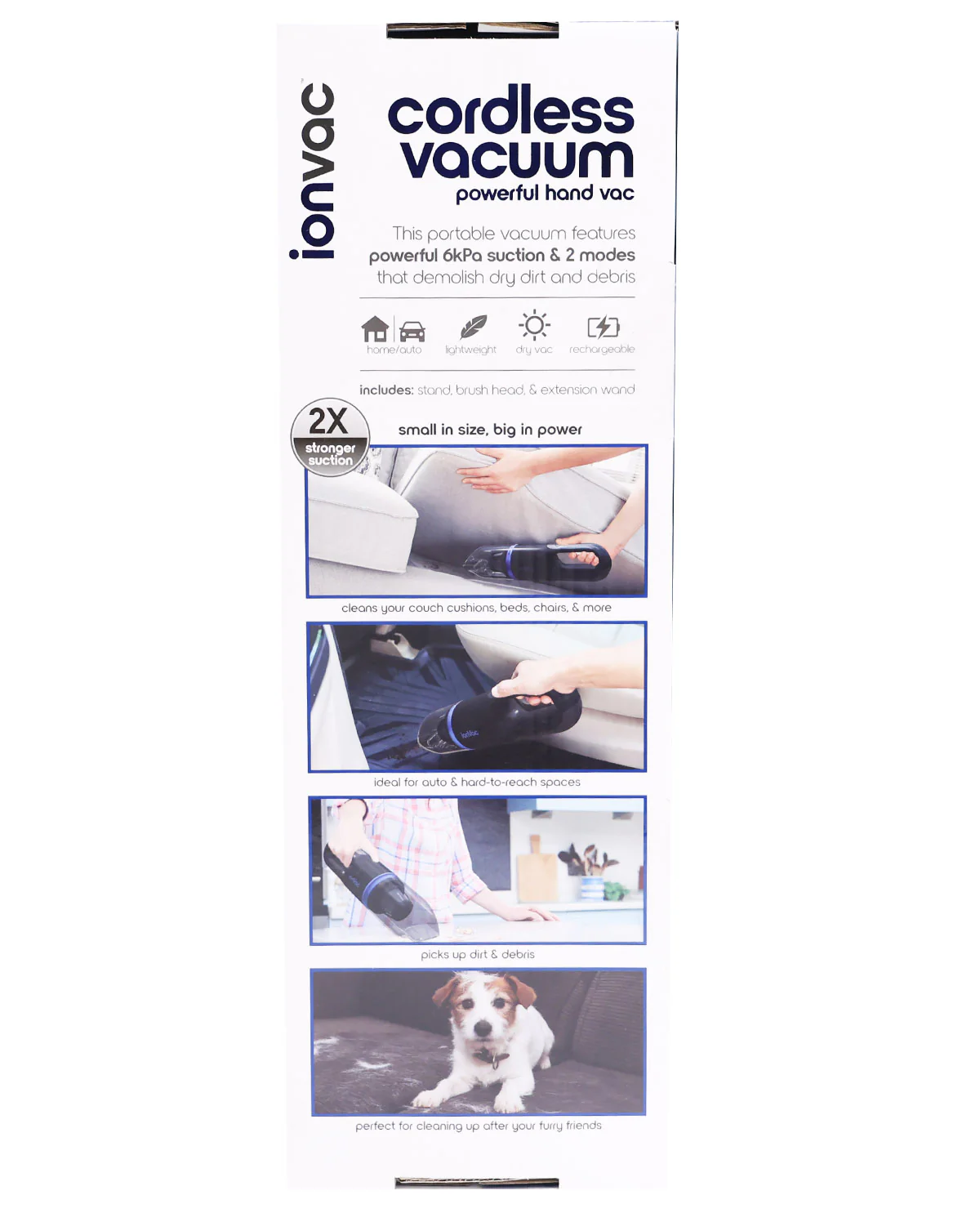 Ionvac Blue Cordless Hand Vacuum - Image 2