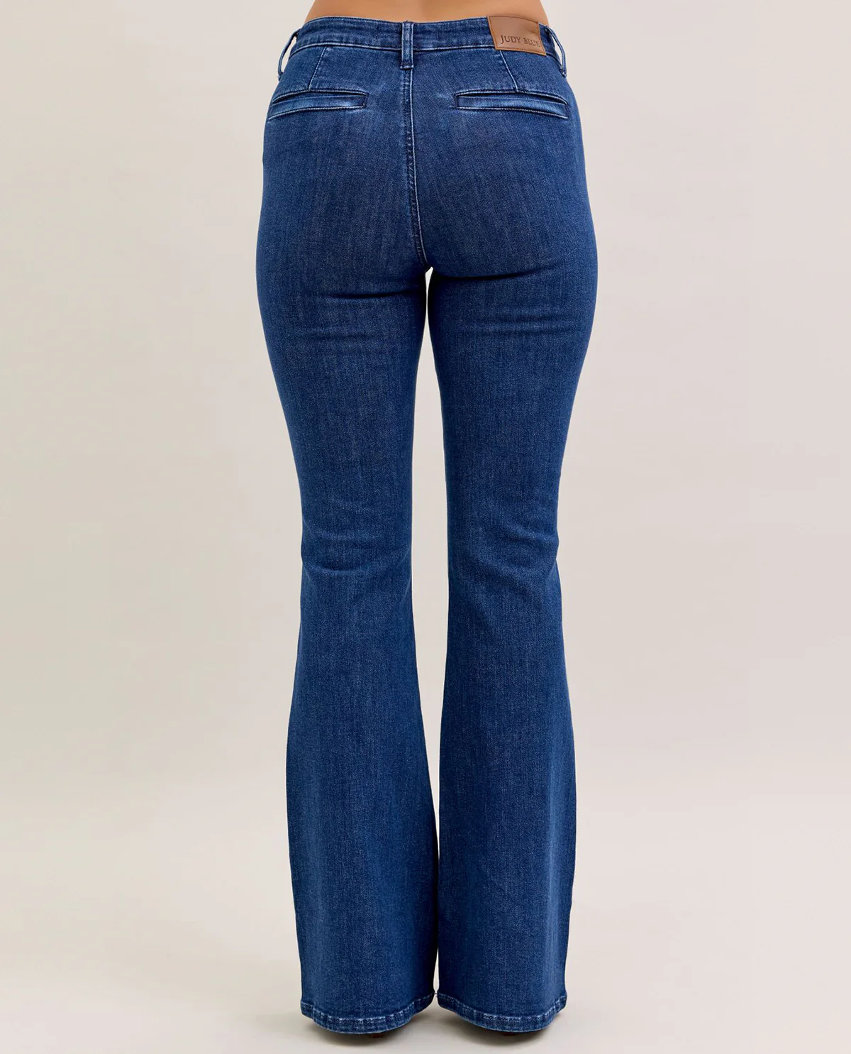 Judy Blue High Waist Flare Jeans with Patch Pocket - Image 3