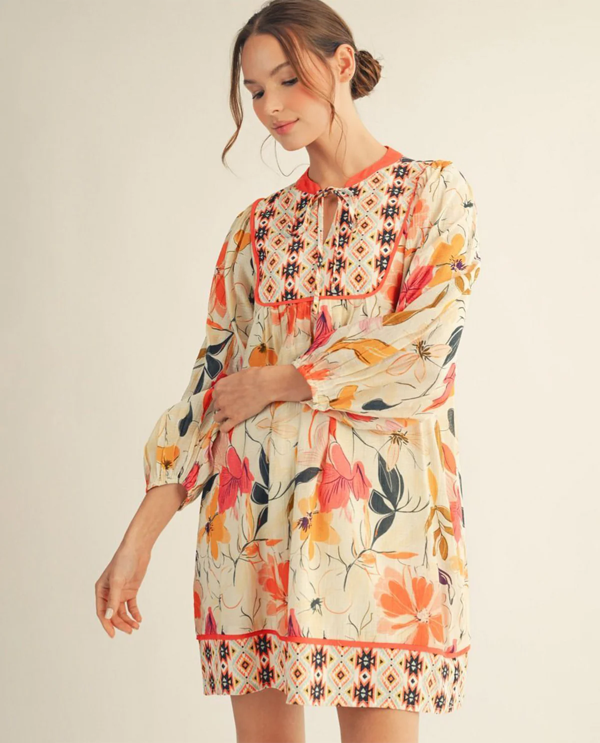 Jodifl Mix Print Dress - Image 2
