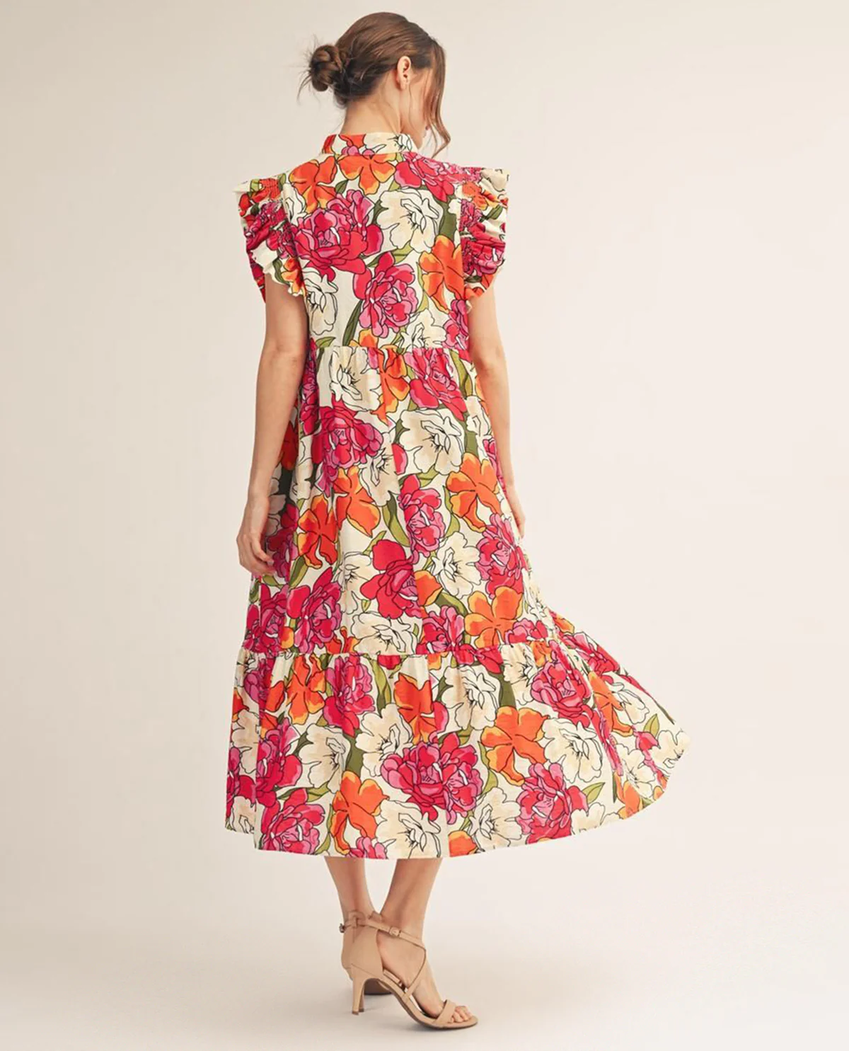 Jodifl Print Maxi Dress - Image 4