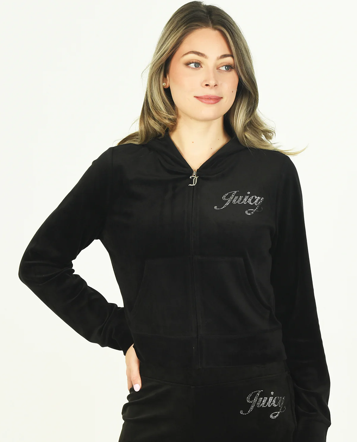 Juicy Couture Velour Jacket with Rhinestone Script - Image 5
