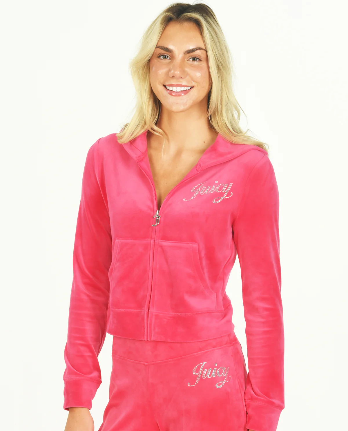 Juicy Couture Velour Jacket with Rhinestone Script - Image 8