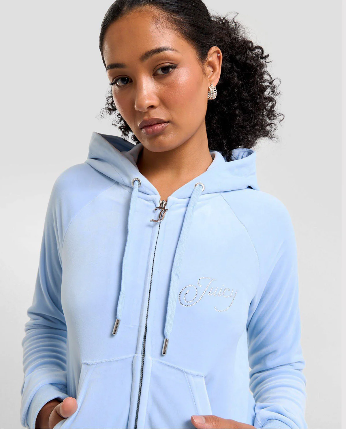 Juicy Couture Velour Jacket with Rhinestone Script - Image 9