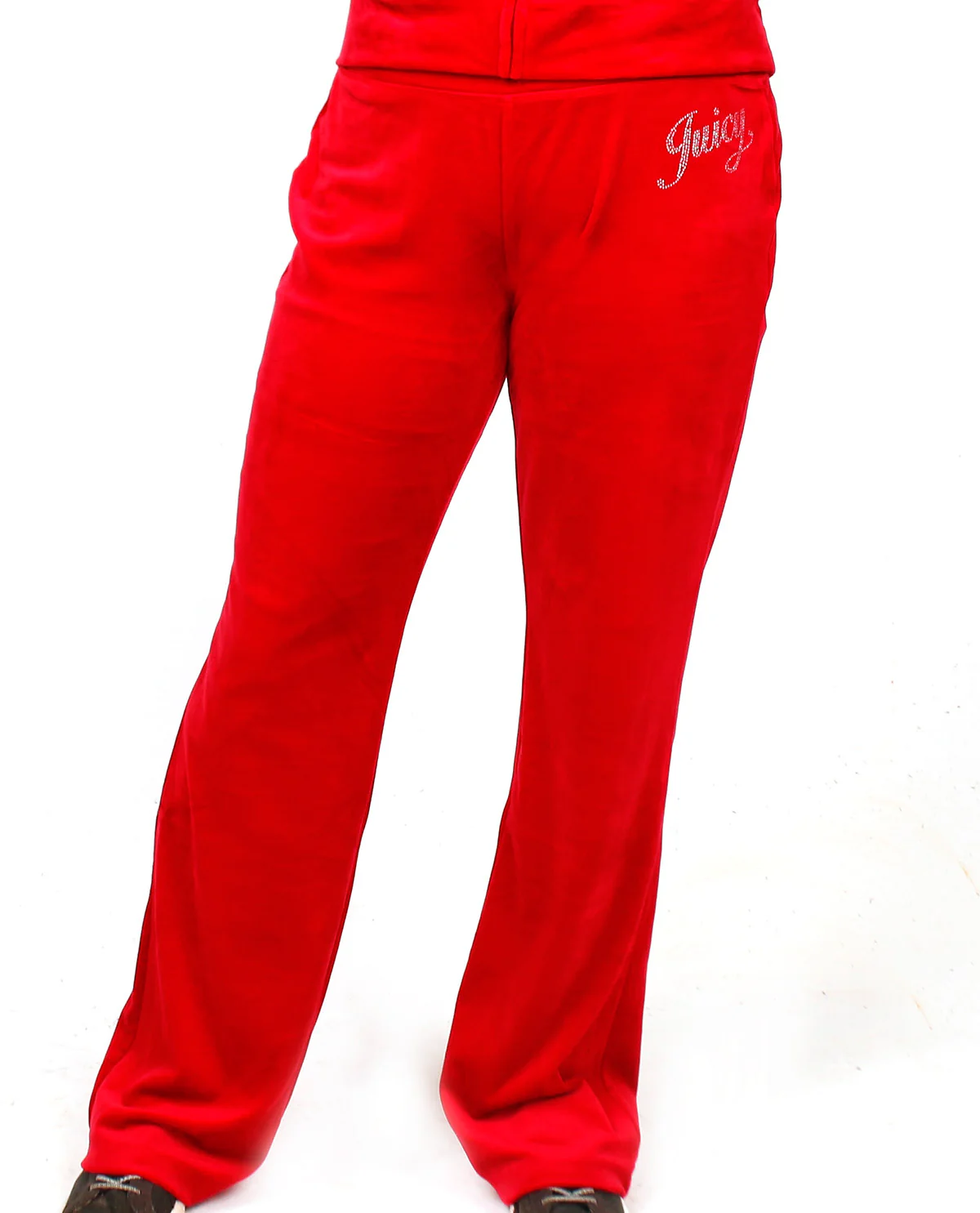 Juicy Velour Pant with Rhinestone Script - Image 7