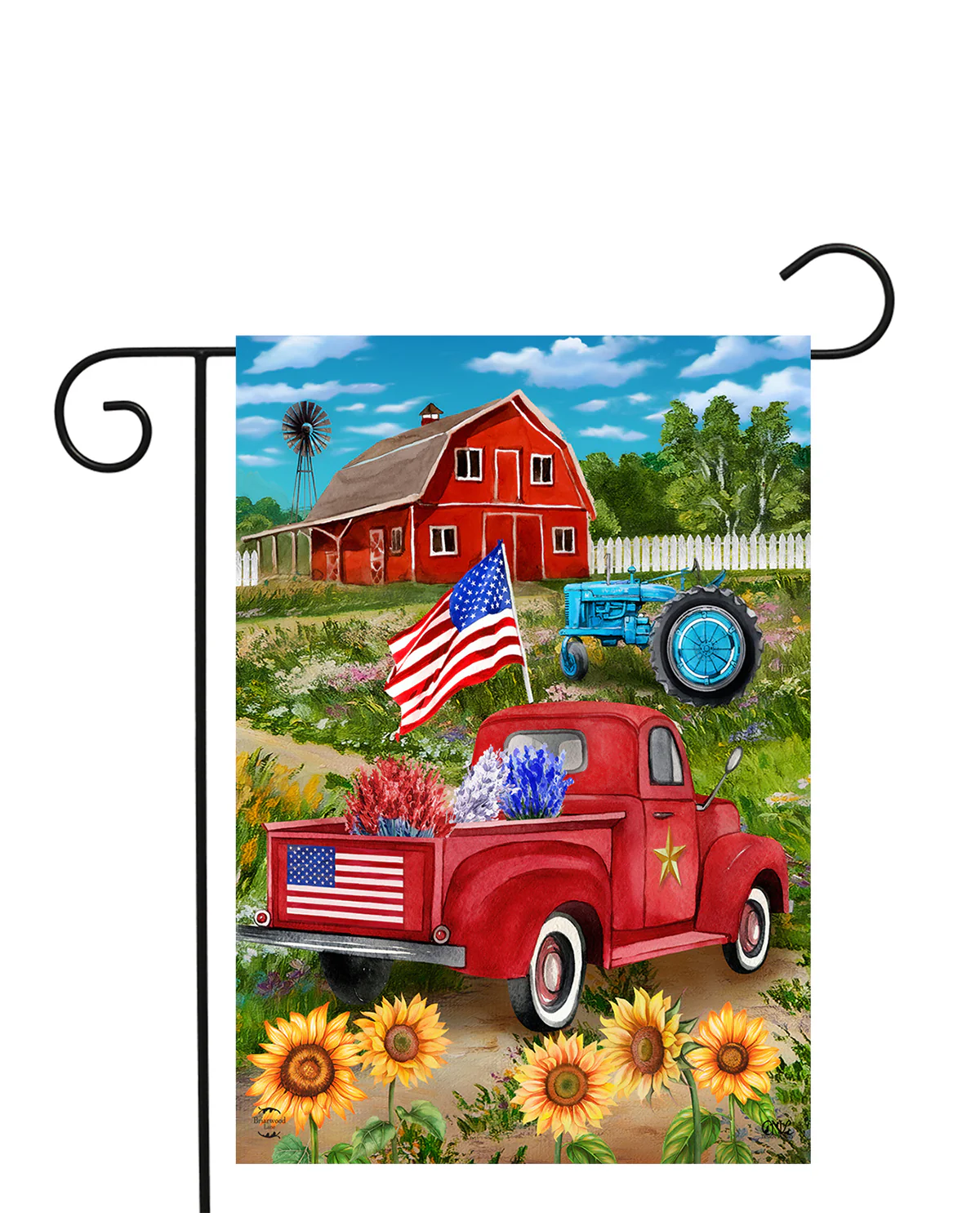 Land Of The Free Garden Flag - Image 3