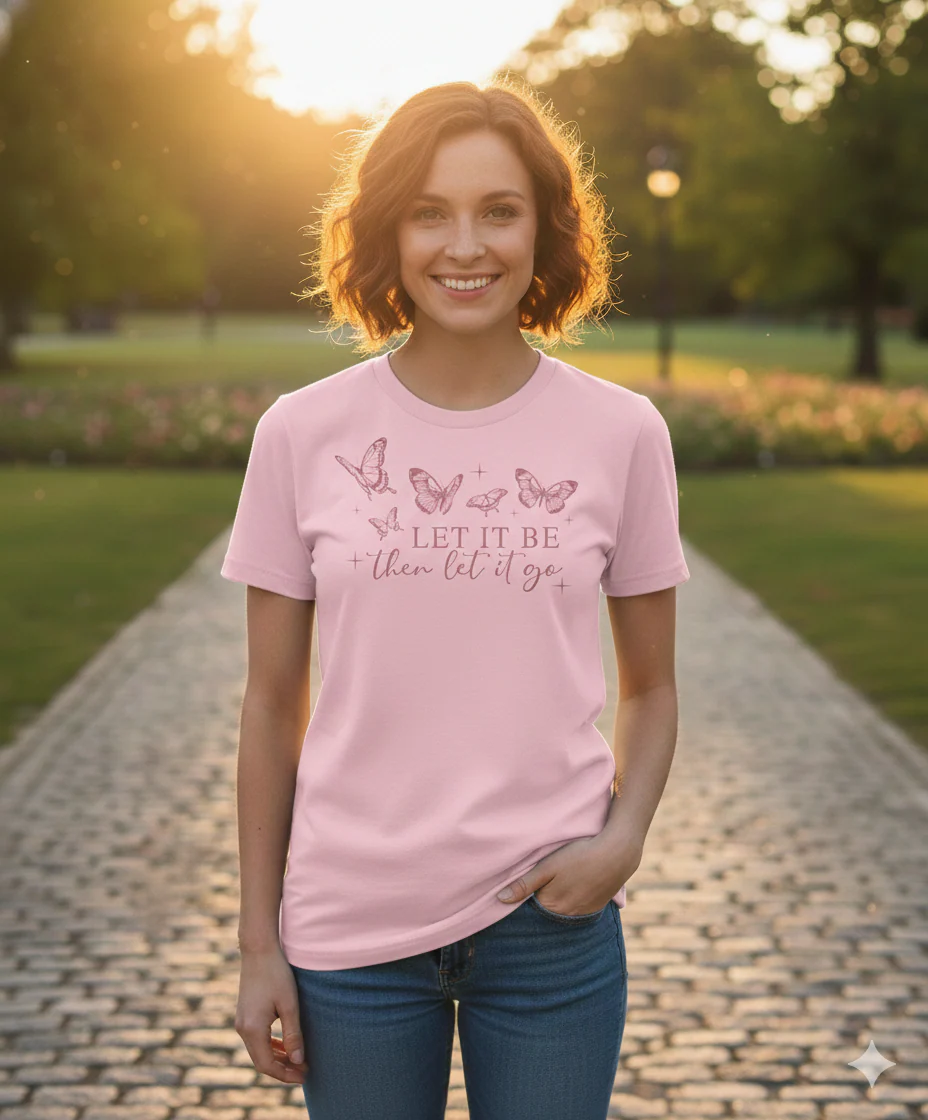 Missy Let It Be Short Sleeve Screen Tee - Image 2
