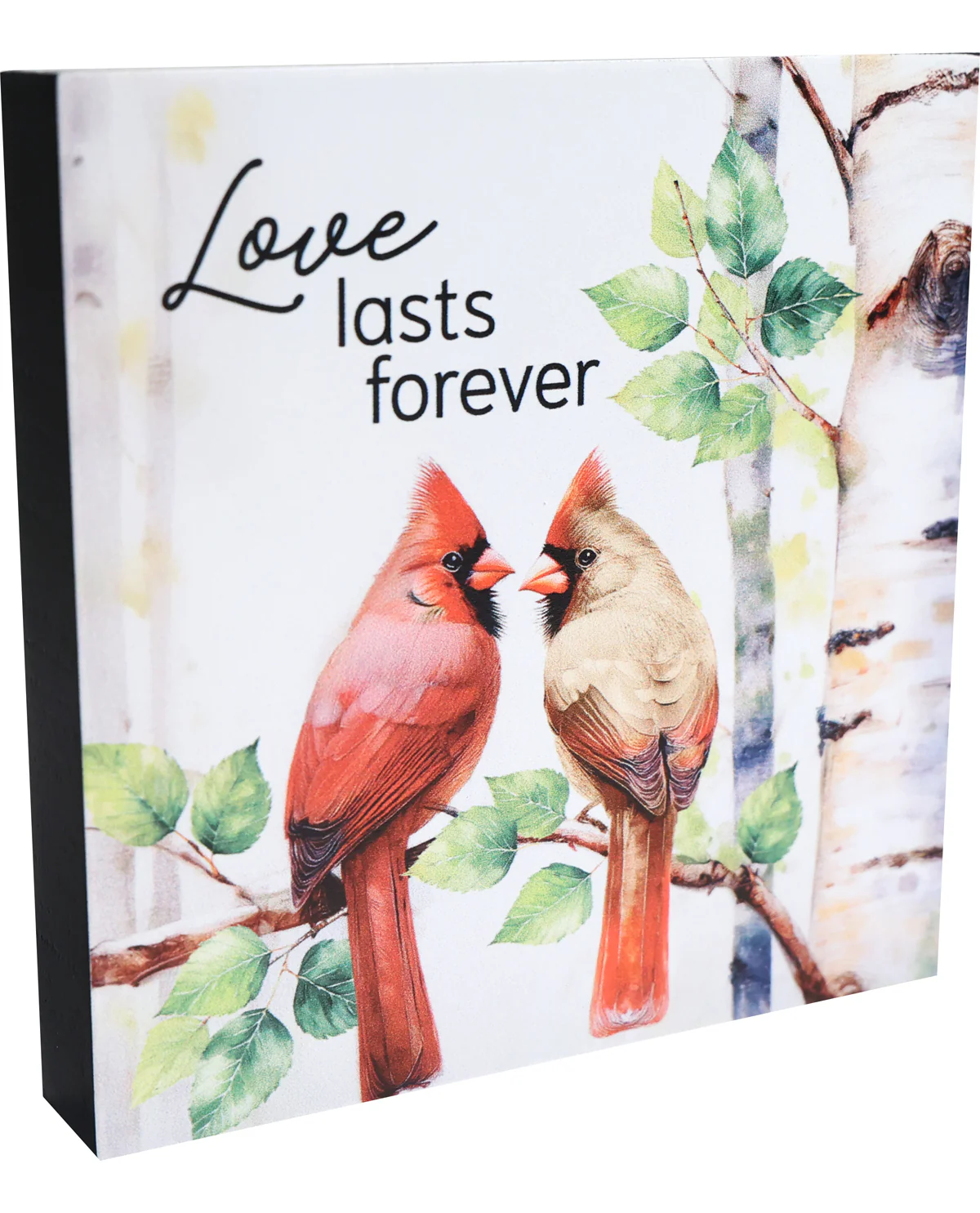 Love Last Forever Decorative Square Table Top Sitter - Image 2