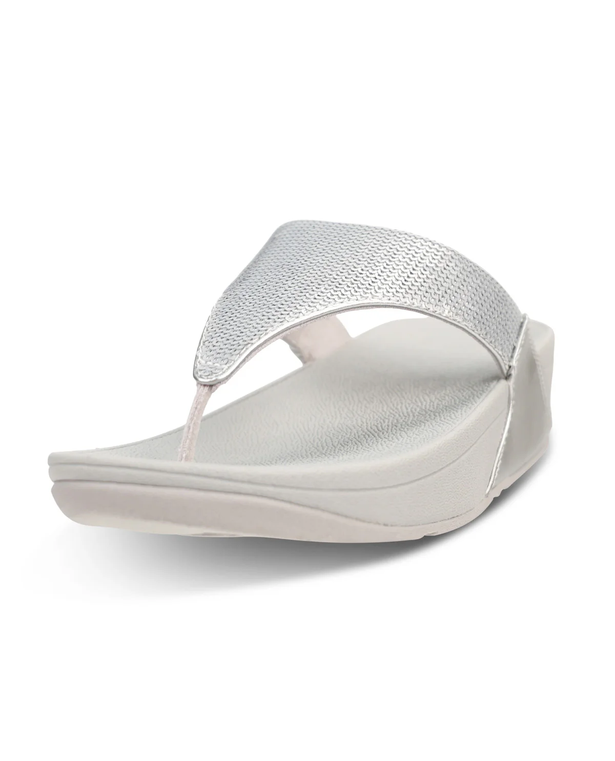 Fitflop Lulu Toe-post Sandal Silver - Image 2
