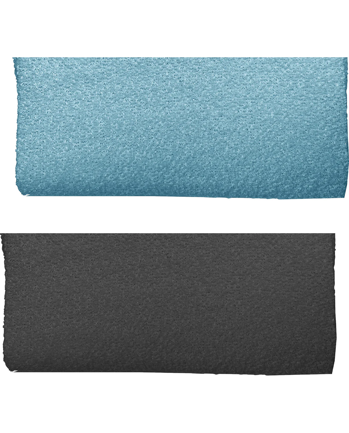 Man Crave 2PK Wash Cloths Black & Blue - Image 2