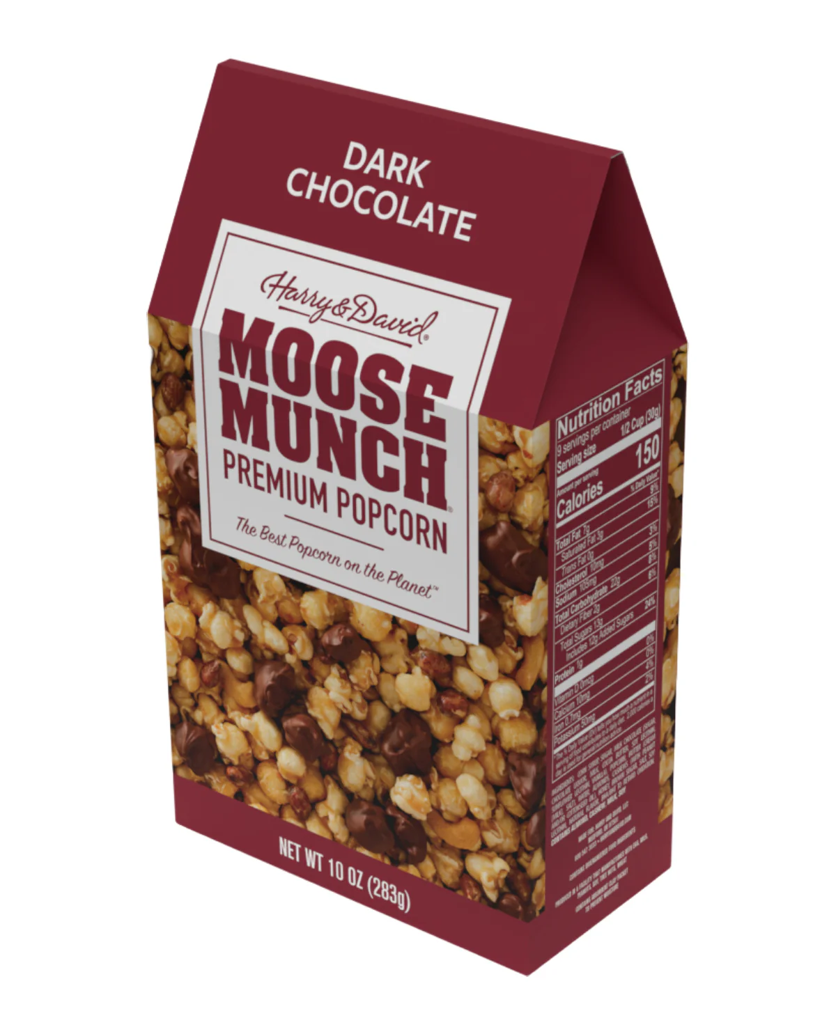 Moose Munch Dark Chocolate Popcorn - 10oz - Image 2