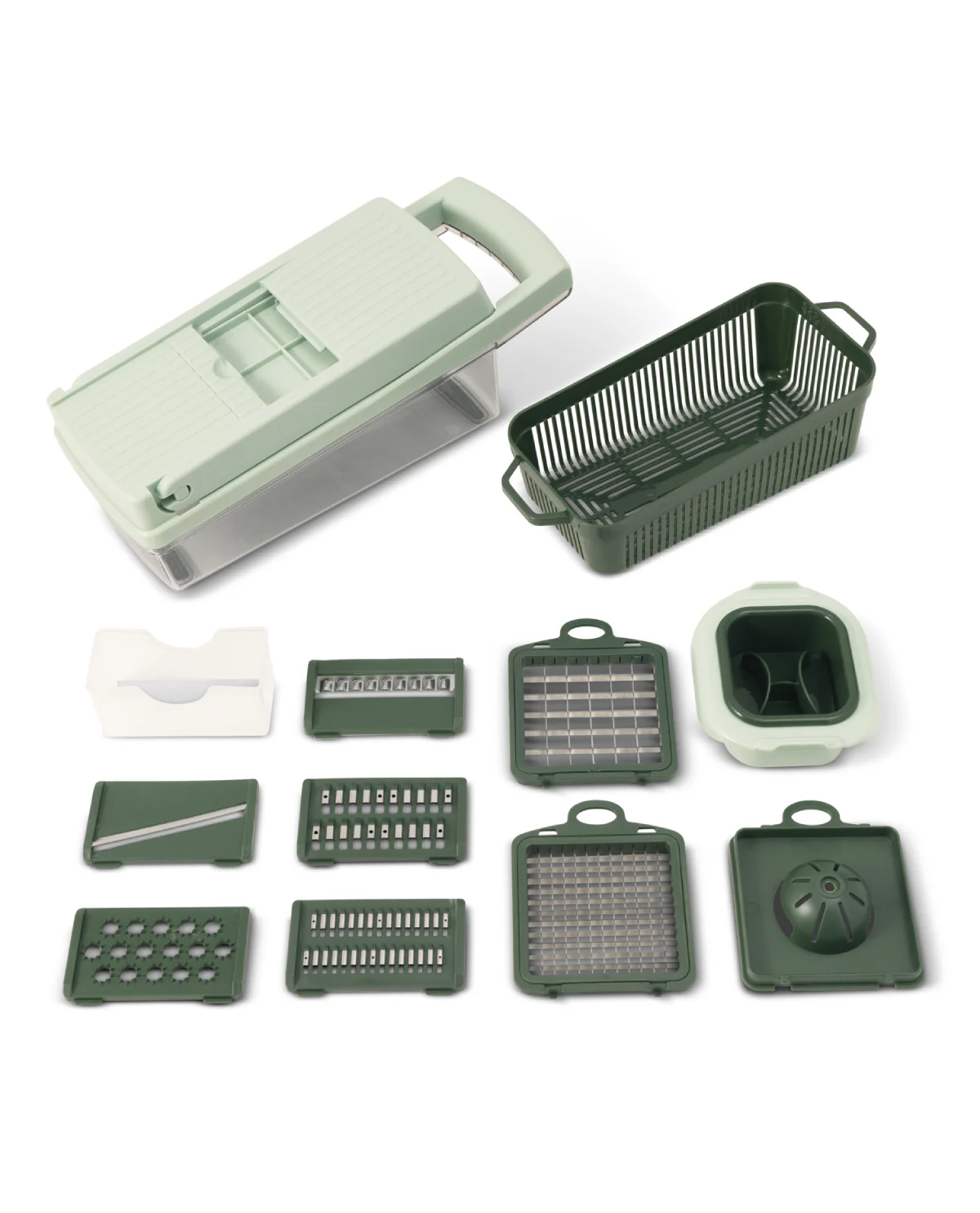 Multifunctional Food Chopper And Slicer - Green - Image 2