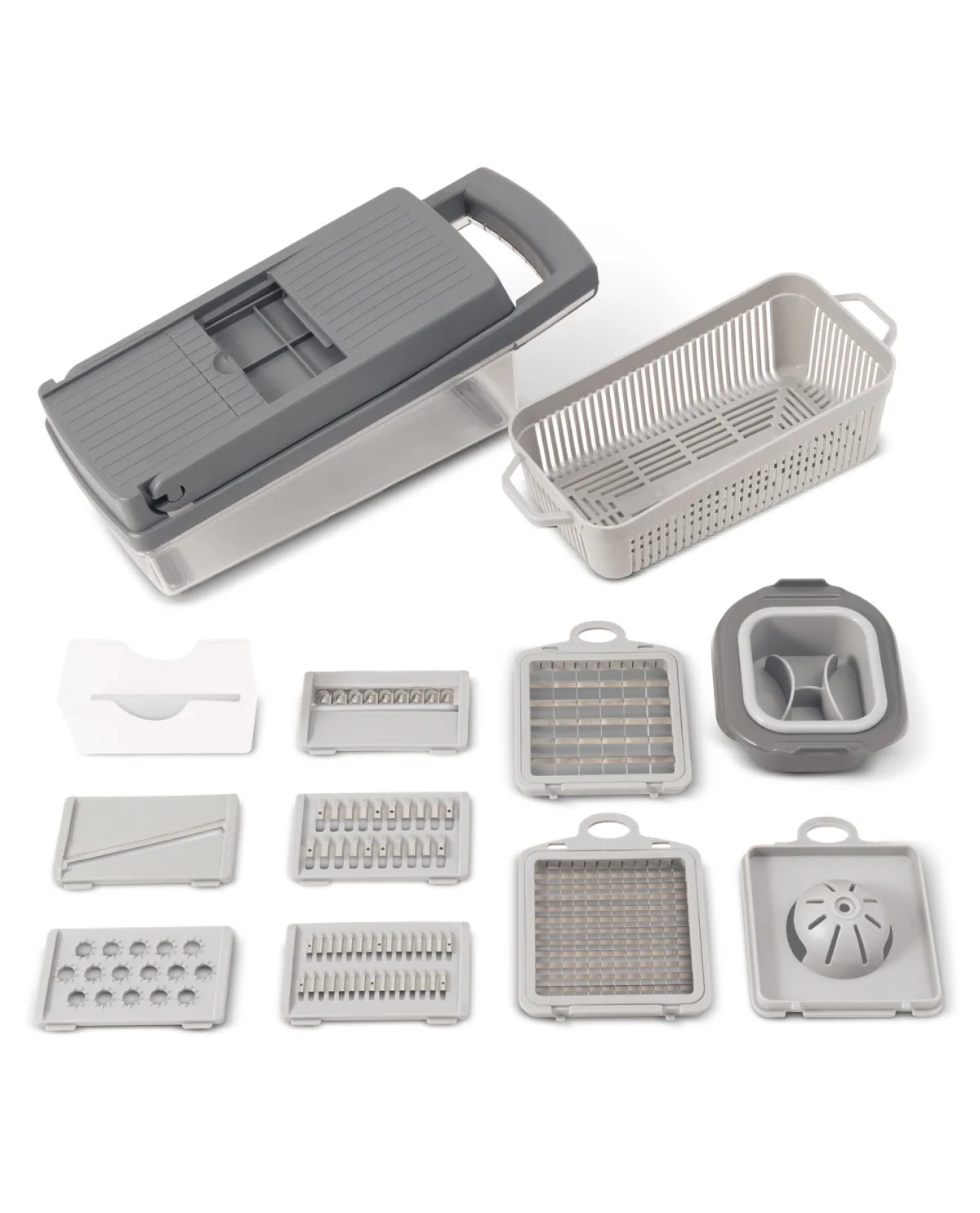 Multifunctional Food Chopper And Slicer - Grey - Image 3