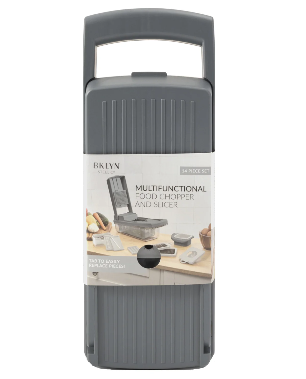 Multifunctional Food Chopper And Slicer - Grey - Image 4