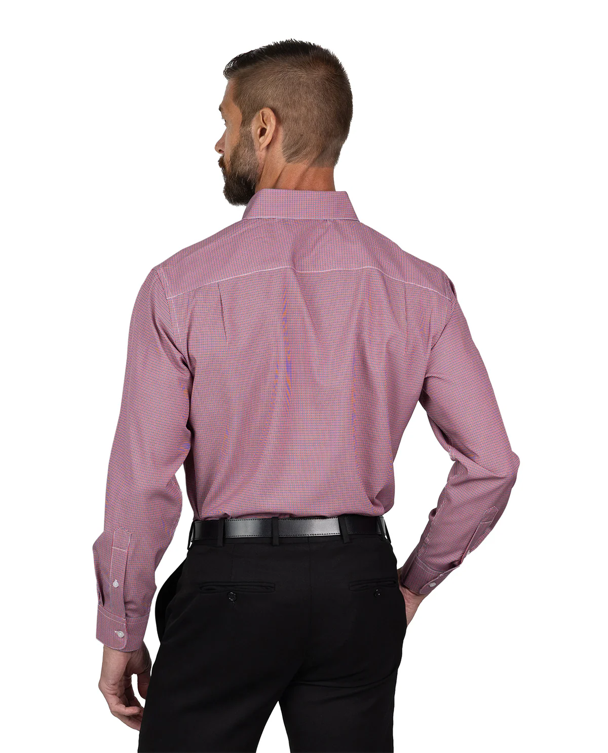 Nautica Men's Red, White, & Blue Long Sleeve Super Shirt - Image 4