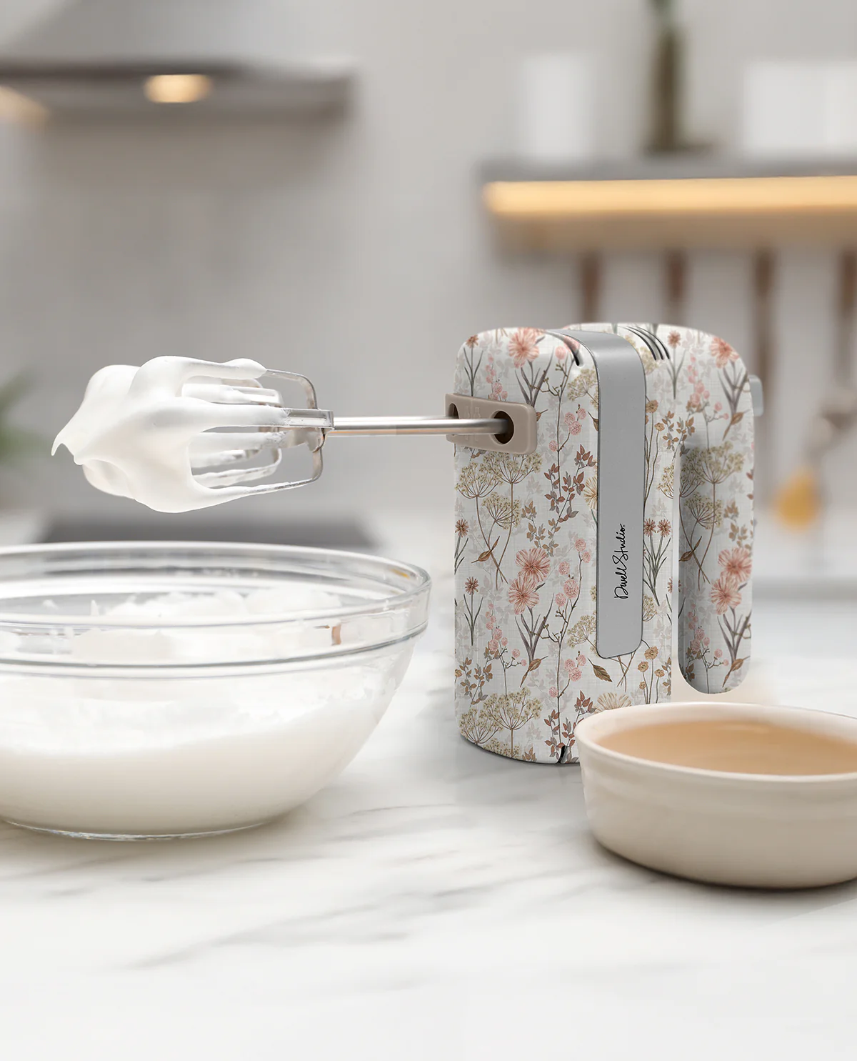 Dwell Printed Hand Mixer Neutral Floral - Image 3