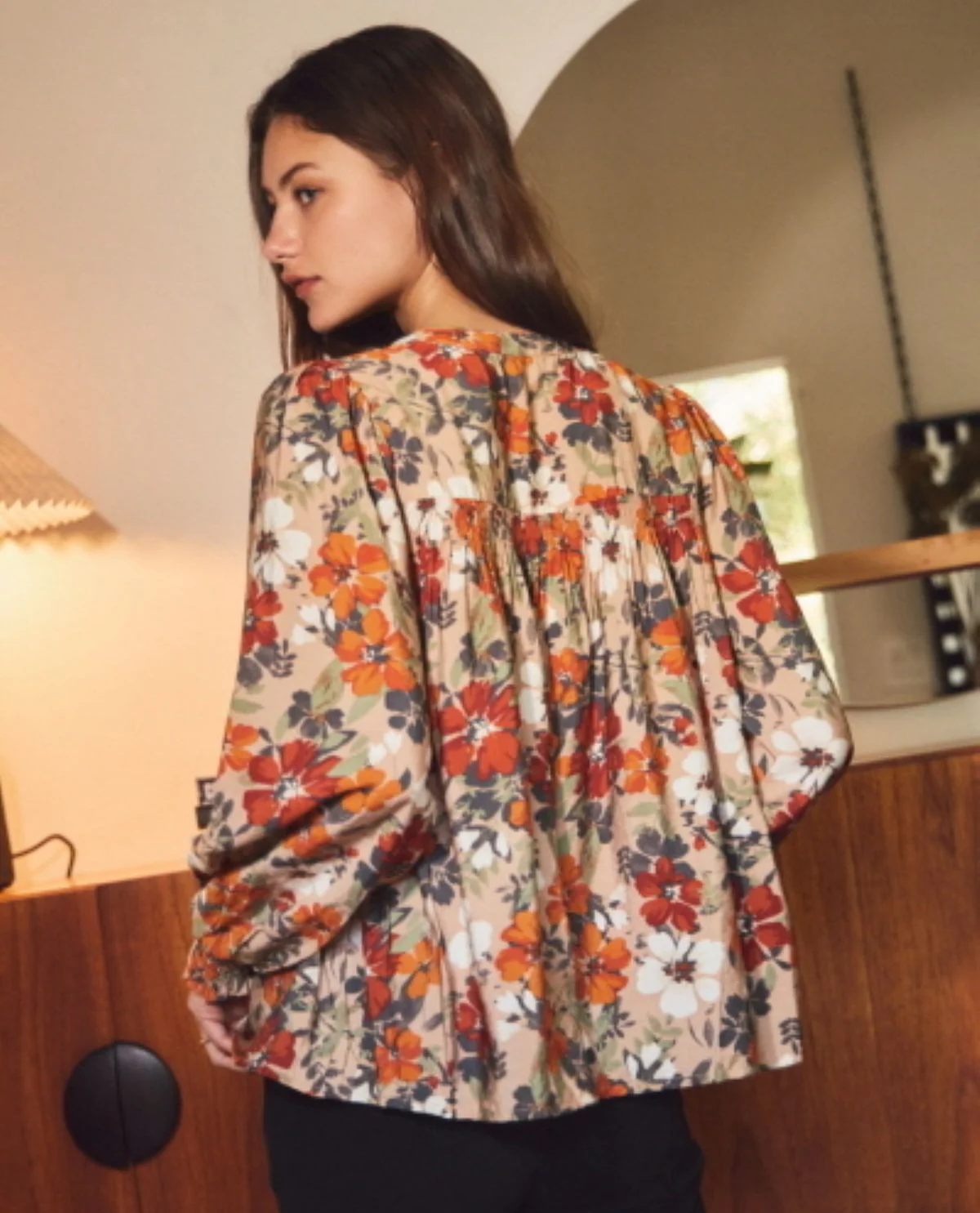Oddi Flora Print Top - Image 2