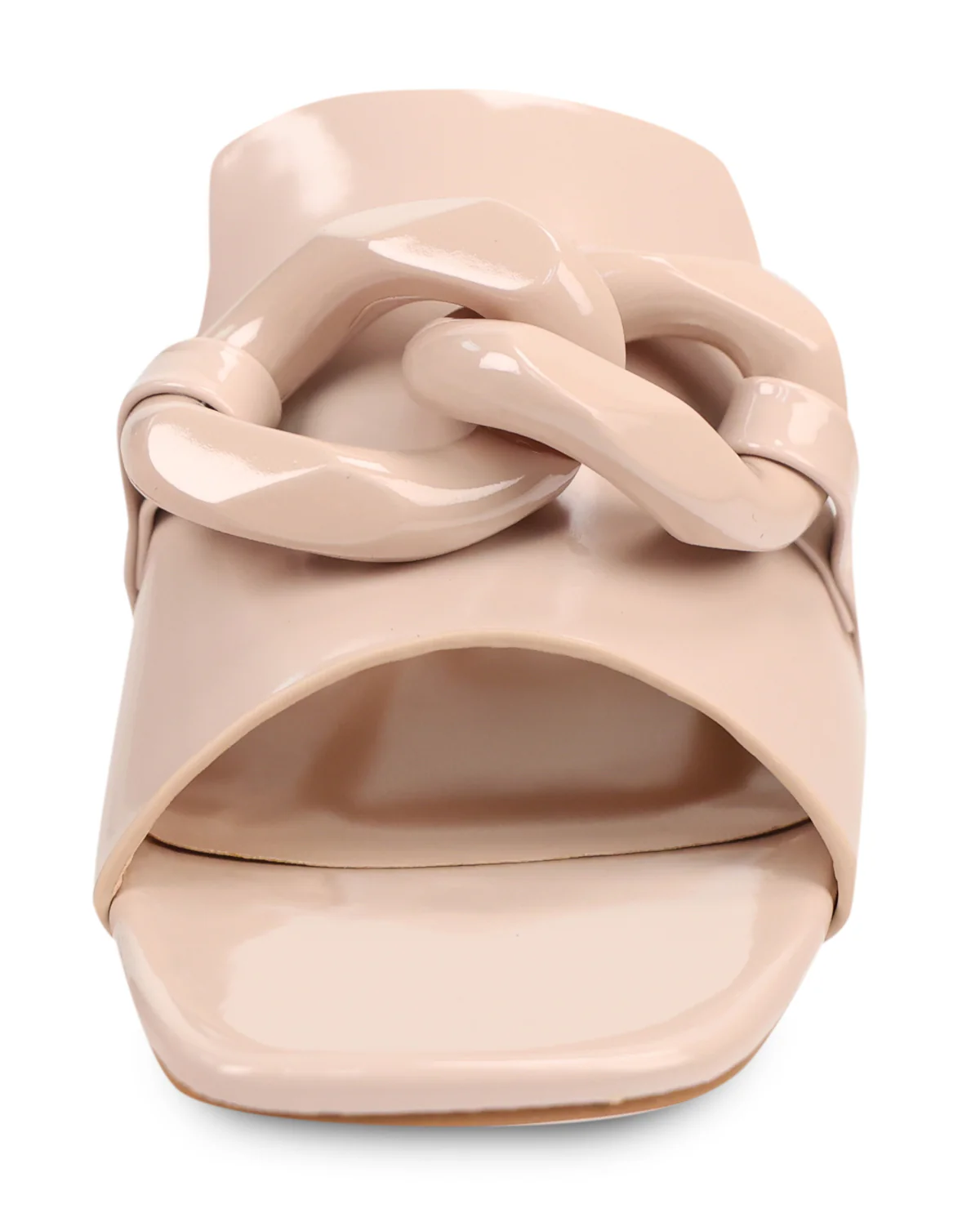 Pierre Dumas Chain Detail Sandal Nude - Image 4