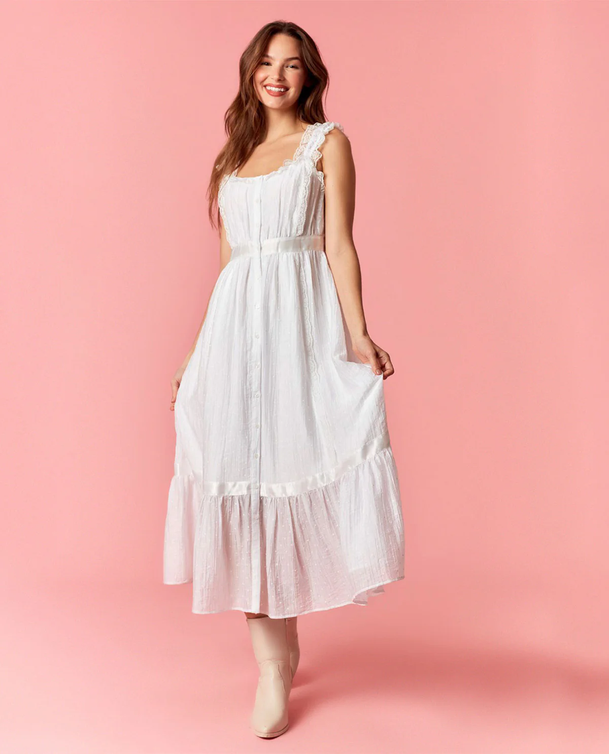 Peach Love Dress - Image 3
