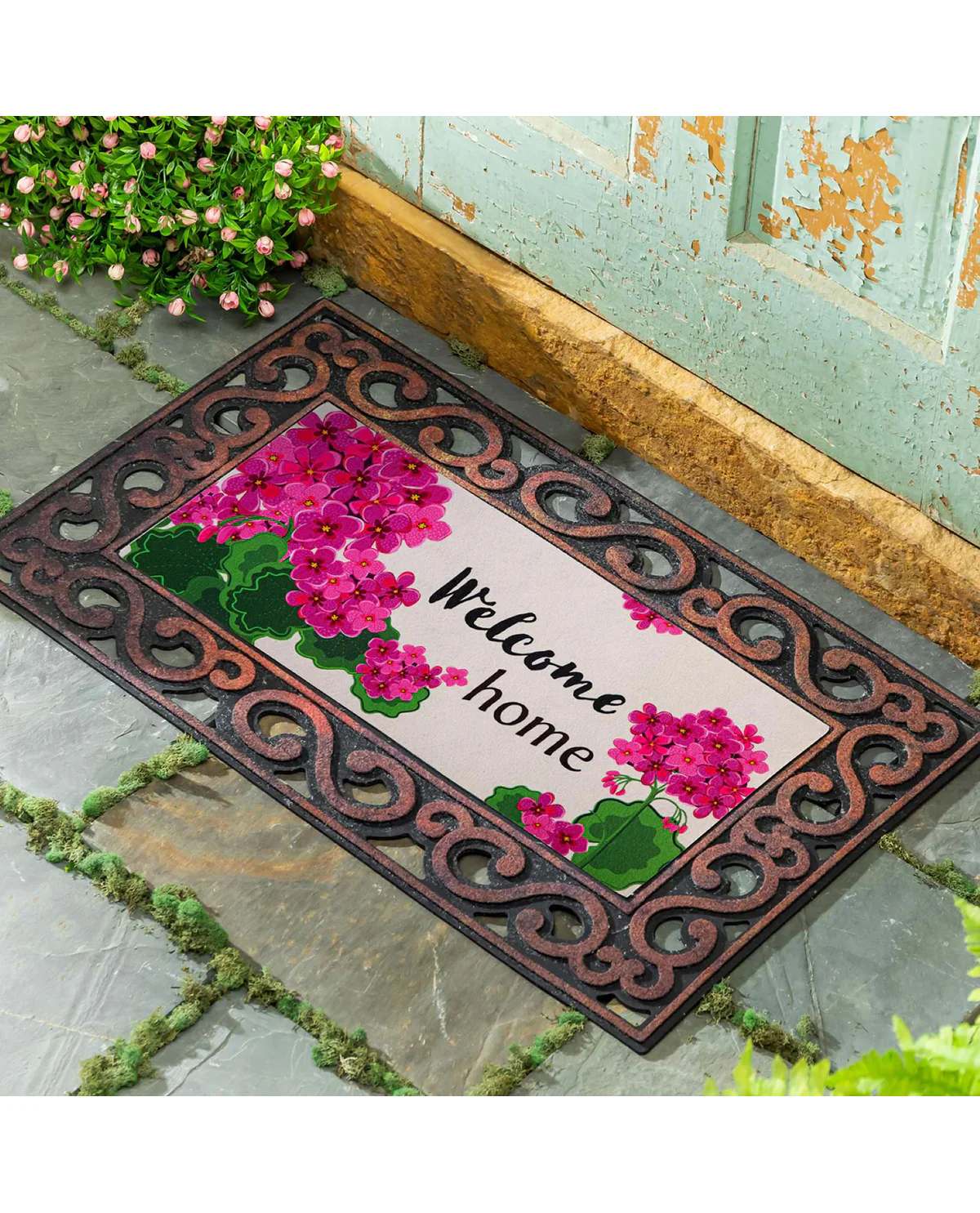 Pink Geraniums Sassafras Switch Mat - Image 3