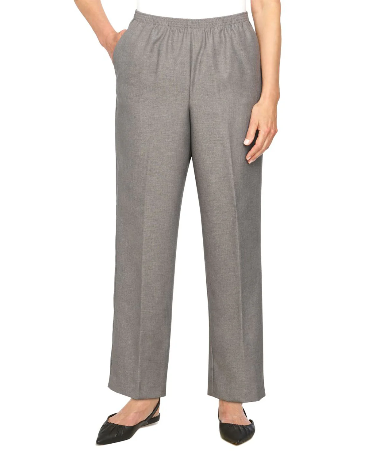 Alfred Dunner Petite Classic Pant Short - Image 2