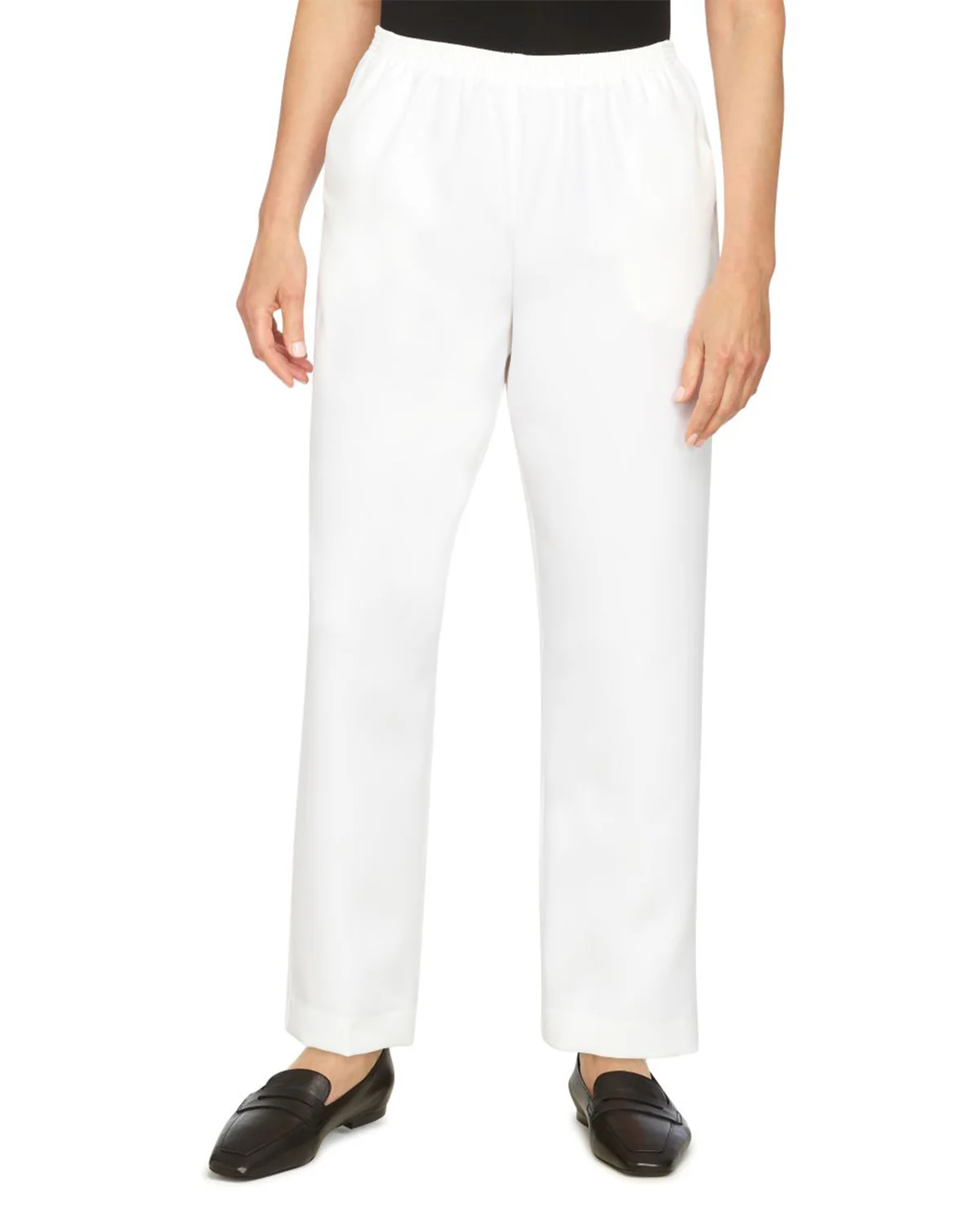 Alfred Dunner Petite Classic Pant Short - Image 3
