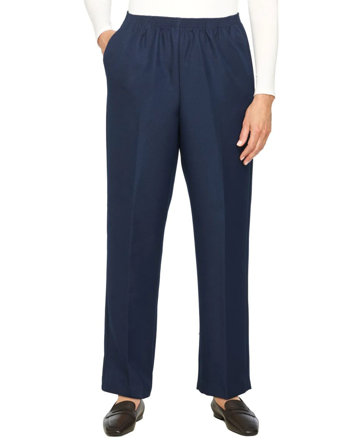 Alfred Dunner Petite Classic Pant Short - Image 6