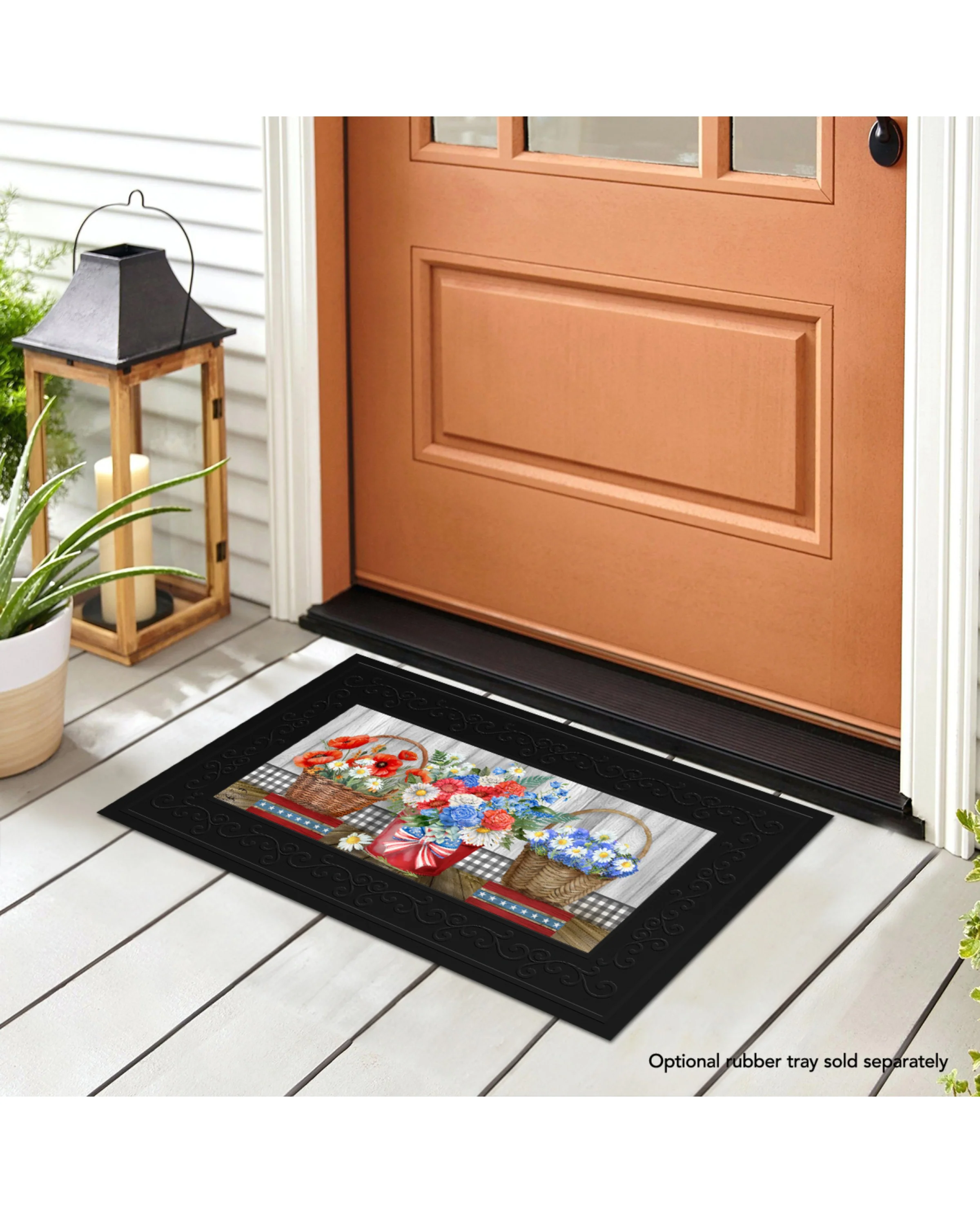 Red, White And Beautiful Mini Mat - Image 2