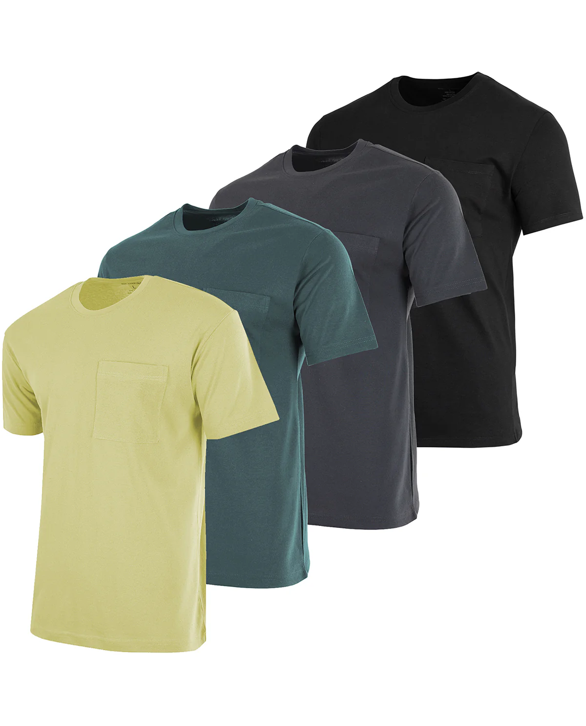 Real Essentials Cotton Performance Short Sleeve Pocket T-Shirt