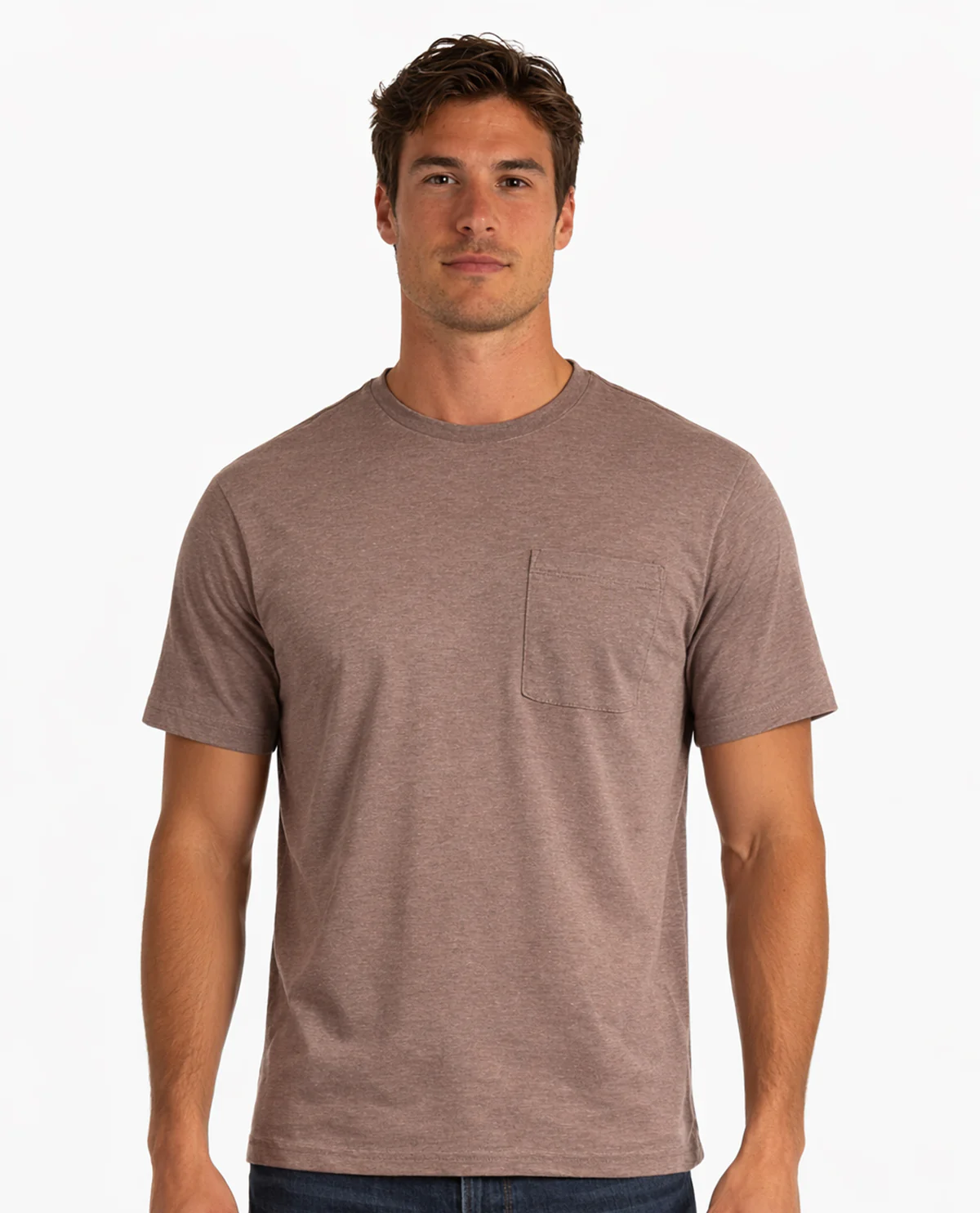 Real Essentials Cotton Short Sleeve Pocket Tee - Image 2