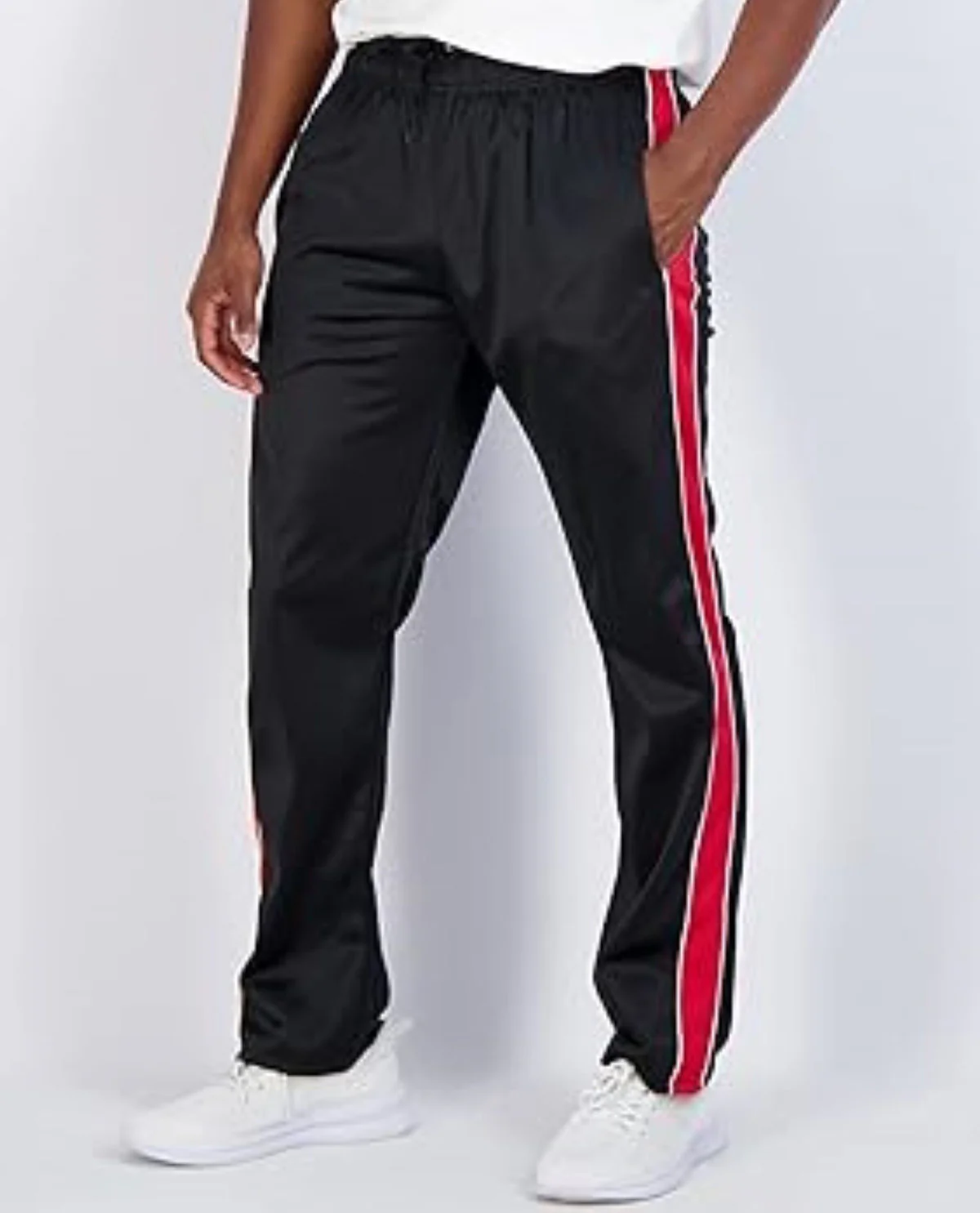 Real Essentials Men's Tricot Open Bottom Active Pant - Image 10
