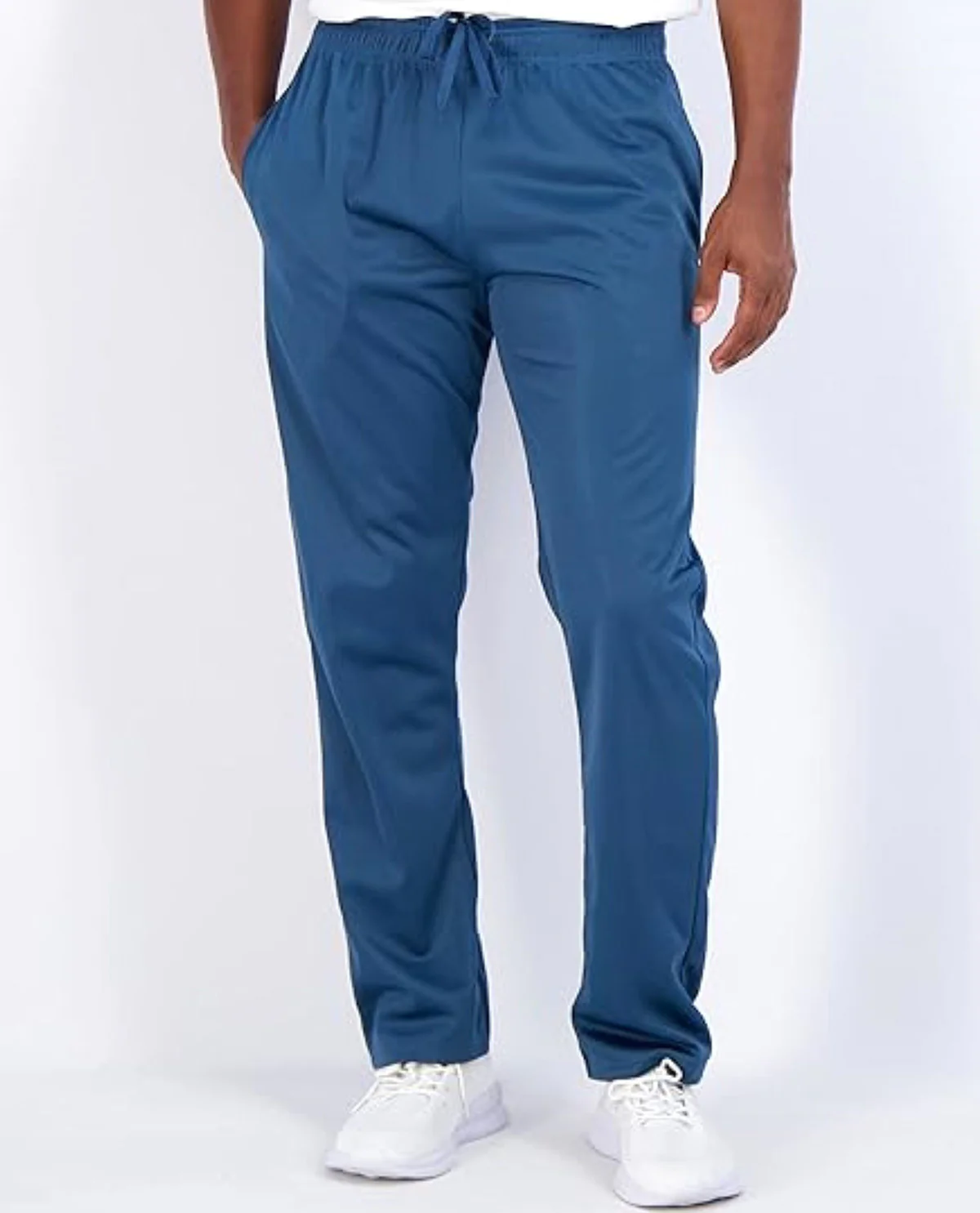 Real Essentials Men's Tricot Open Bottom Active Pant - Image 3