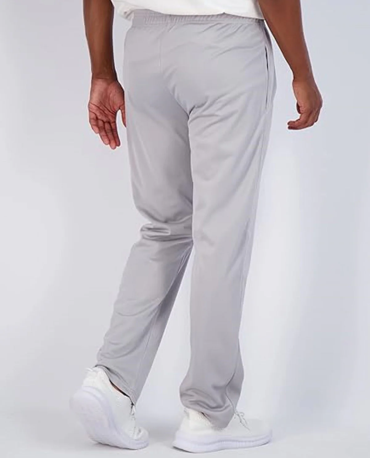 Real Essentials Men's Tricot Open Bottom Active Pant - Image 5