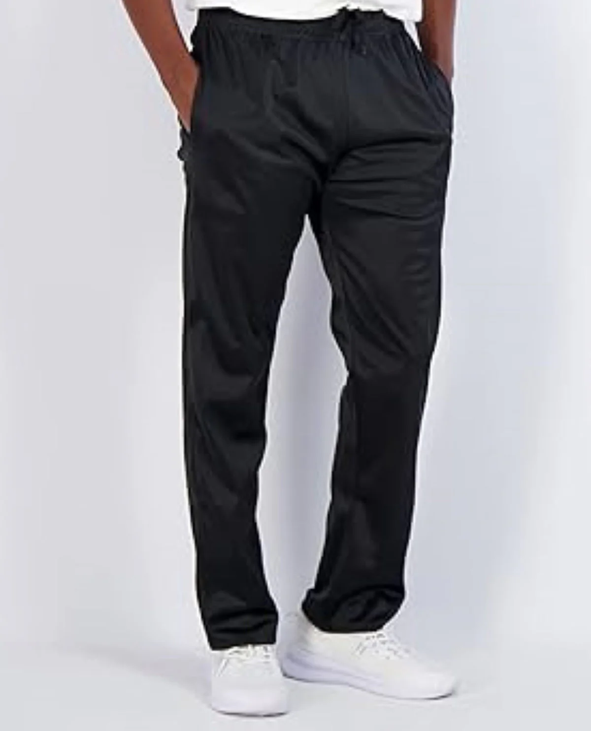 Real Essentials Men's Tricot Open Bottom Active Pant - Image 7