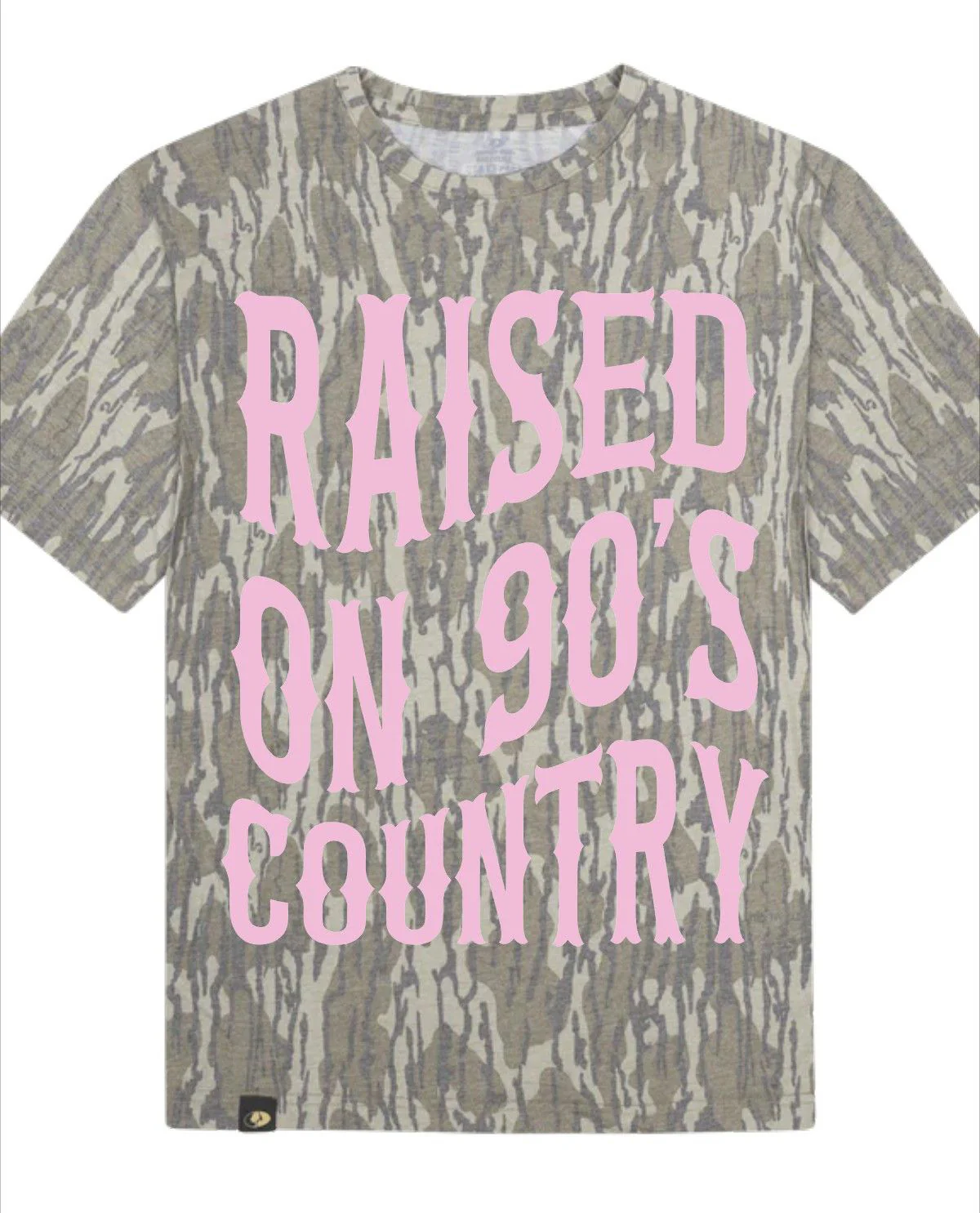 Raised On 90's Country Camo Tee - Image 2