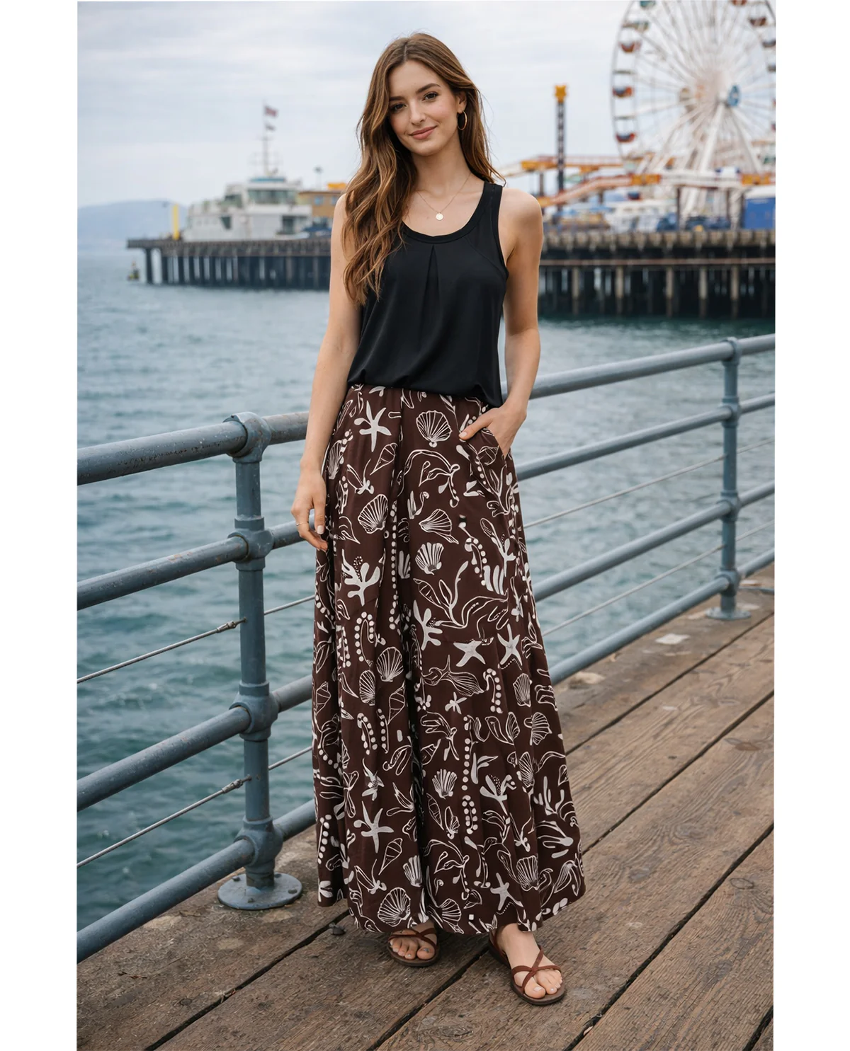 Robert Louis Print Silky Knit Skirt - Image 2