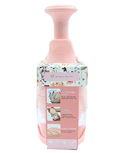 Rosy Floral Push & Chop Vegetable Tool - Image 2