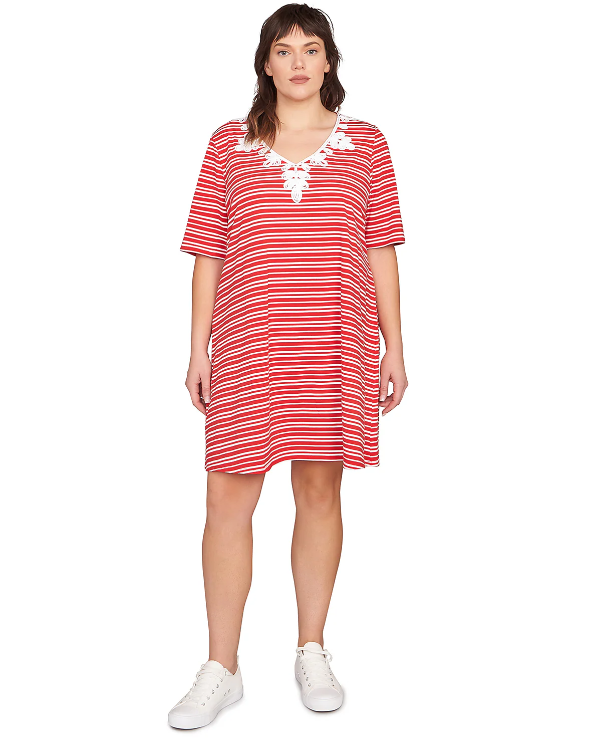 Ruby Road Americana Chic Stripe Dress - Image 2