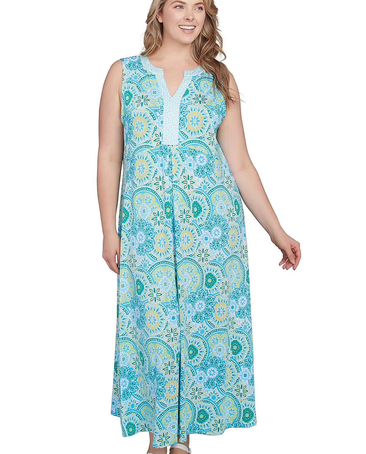 Ruby Road Plus Must Haves Puff Medallion Dress - Image 3