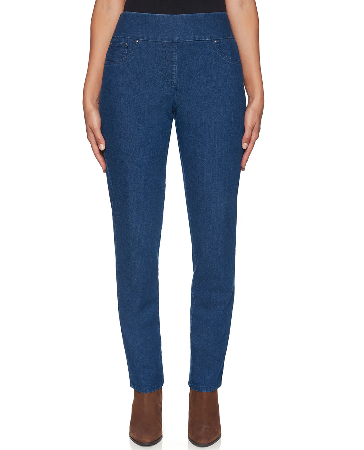 Ruby Road Plus Pullon Denim Pant - Image 2