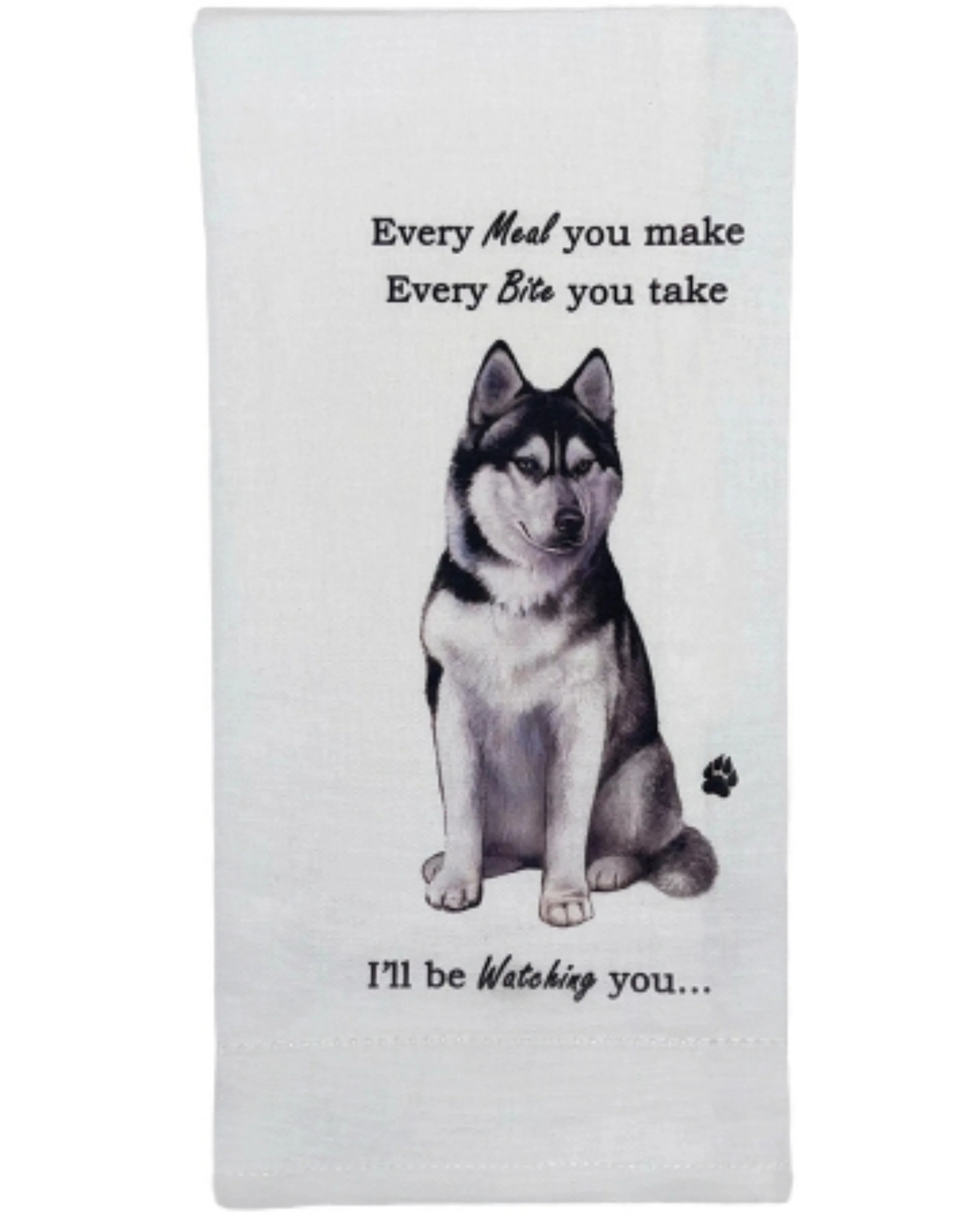 Siberian Husky Kitchen Towel